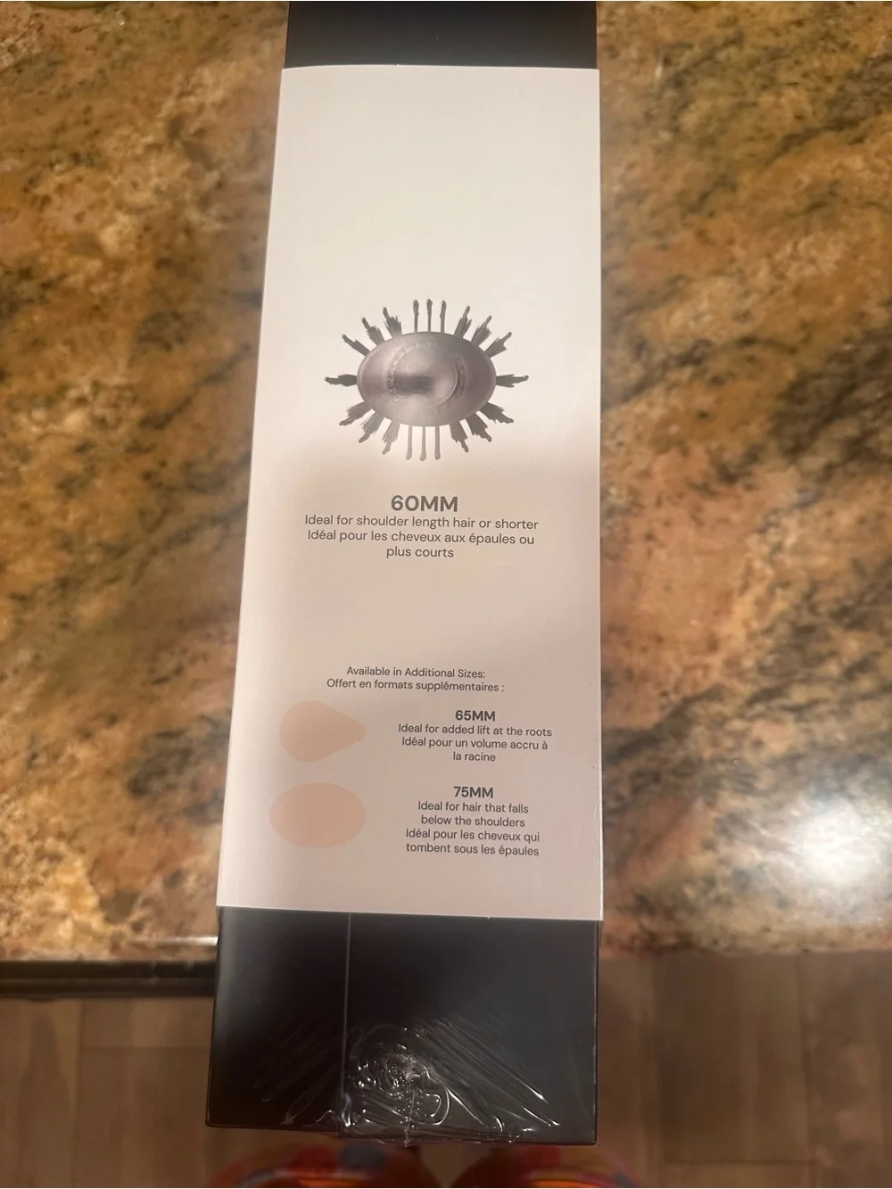 Lange Le Volume 60mm 2-in-1 Titanium Brush Dryer - Black New in Box